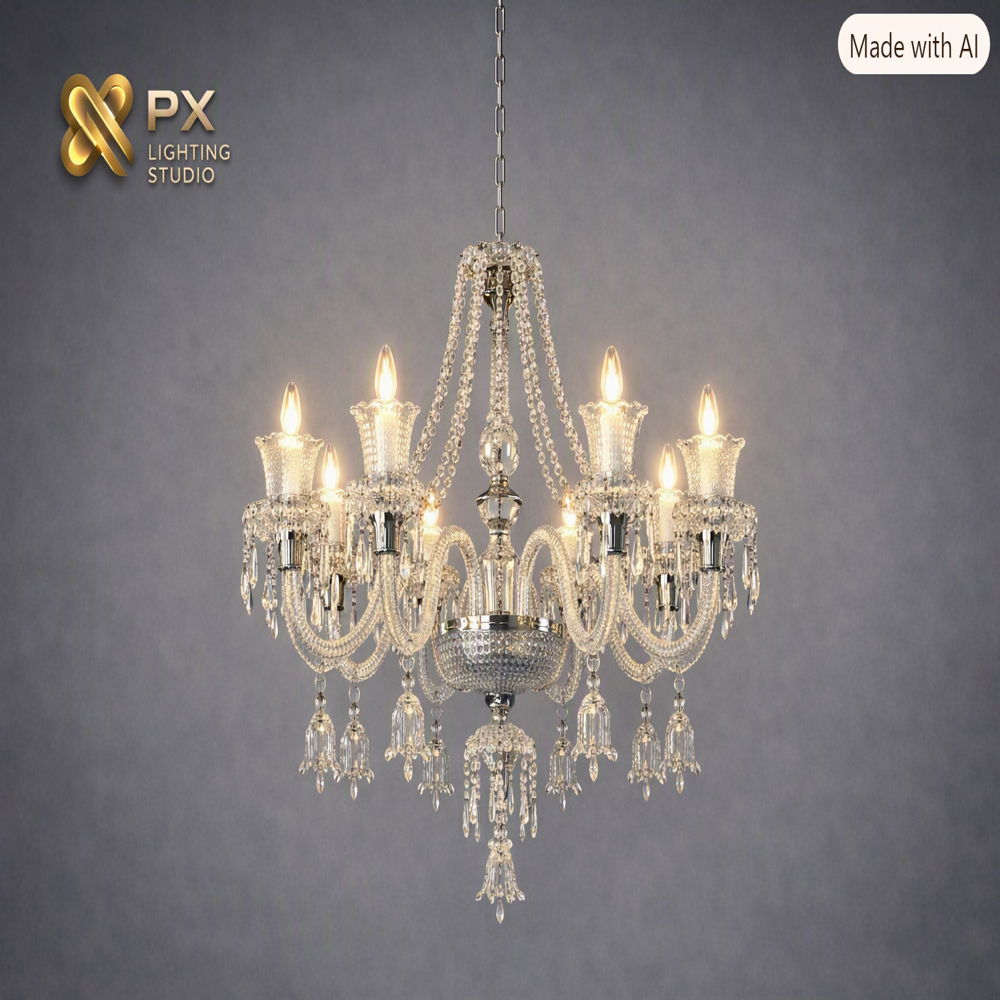 S - Chandelier - Color: Clear