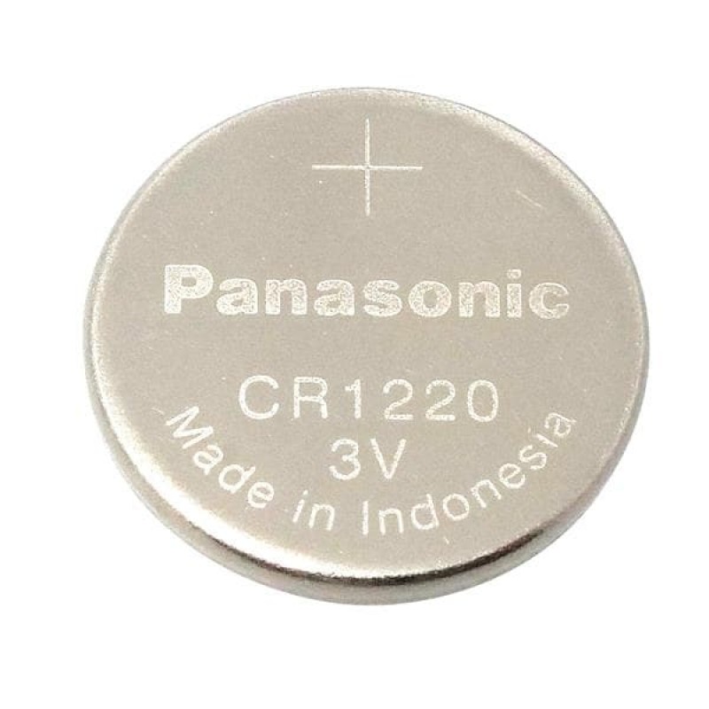 Panasonic CR1220 DVR Battery 3V Lithium Button Coin Cell