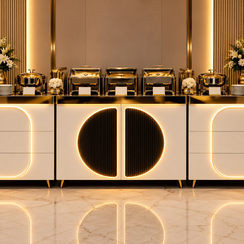 Restaurant Buffet Counter - Capacity: 35 Kg