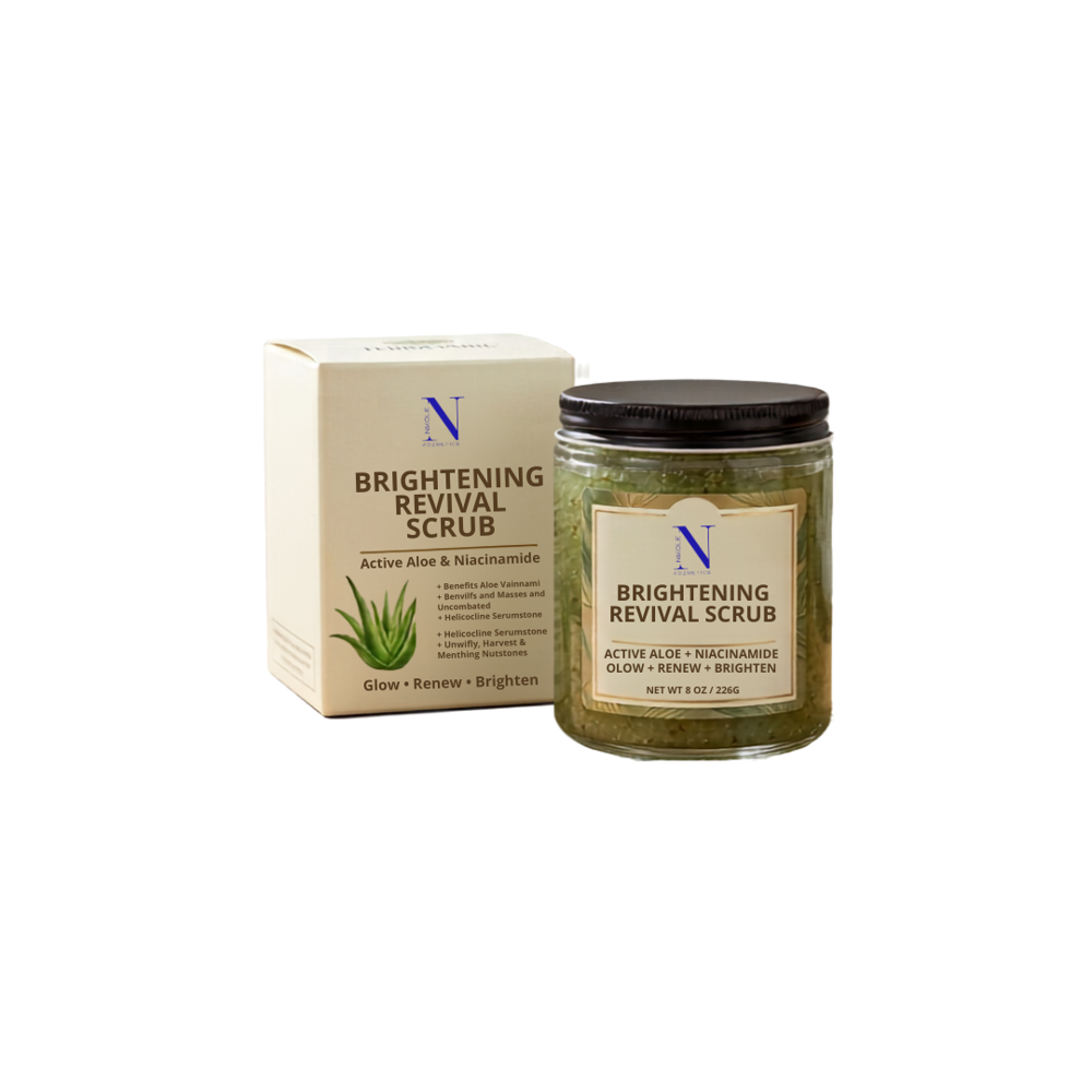 Active Aloe Niacinamide Brightening Revival Scrub - Attributes: Smudge Proof