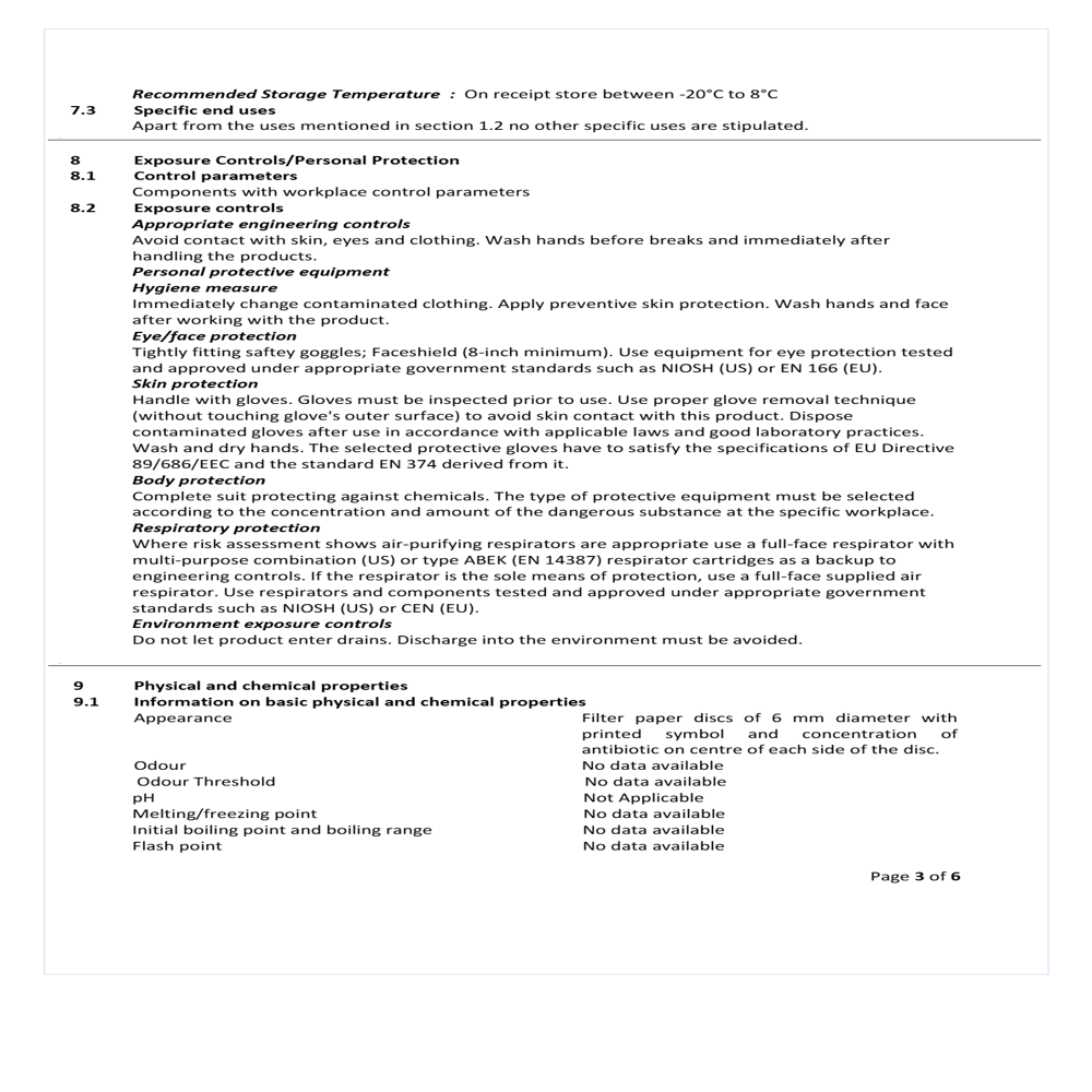 Colistin 10 mcg 1vl