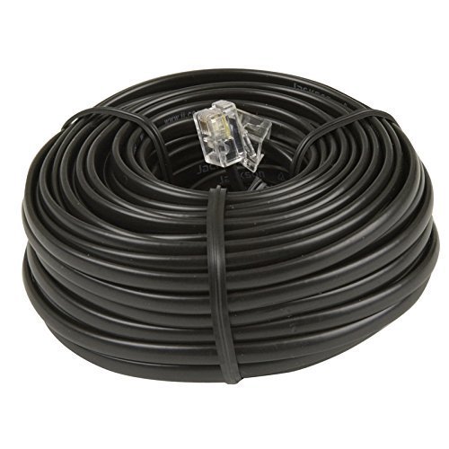 Telephone Wire Cable - Color: Black