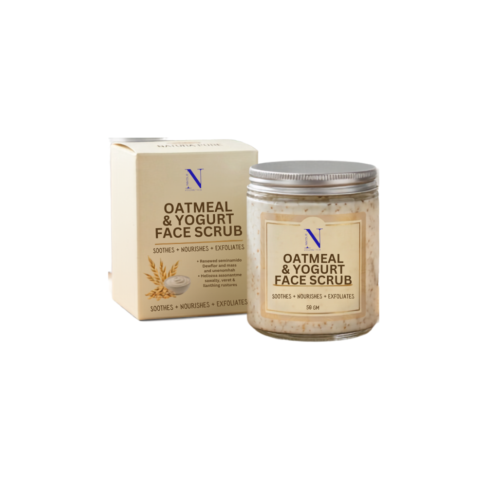 Oatmeal & Yogurt Face Scrub - Attributes: Smudge Proof