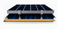 PIR 4 Rib Solar Roof Panel