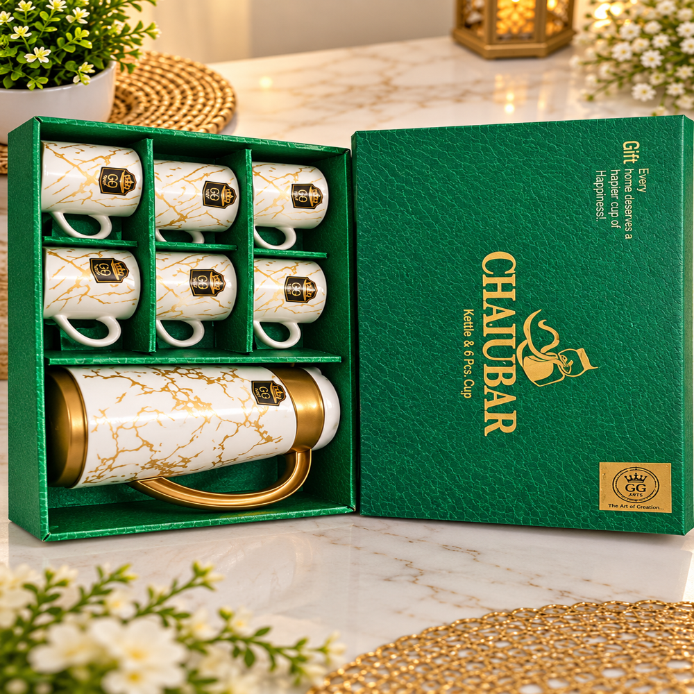 Royale Tea Set - Ceramic Type: Stoneware Ceramic