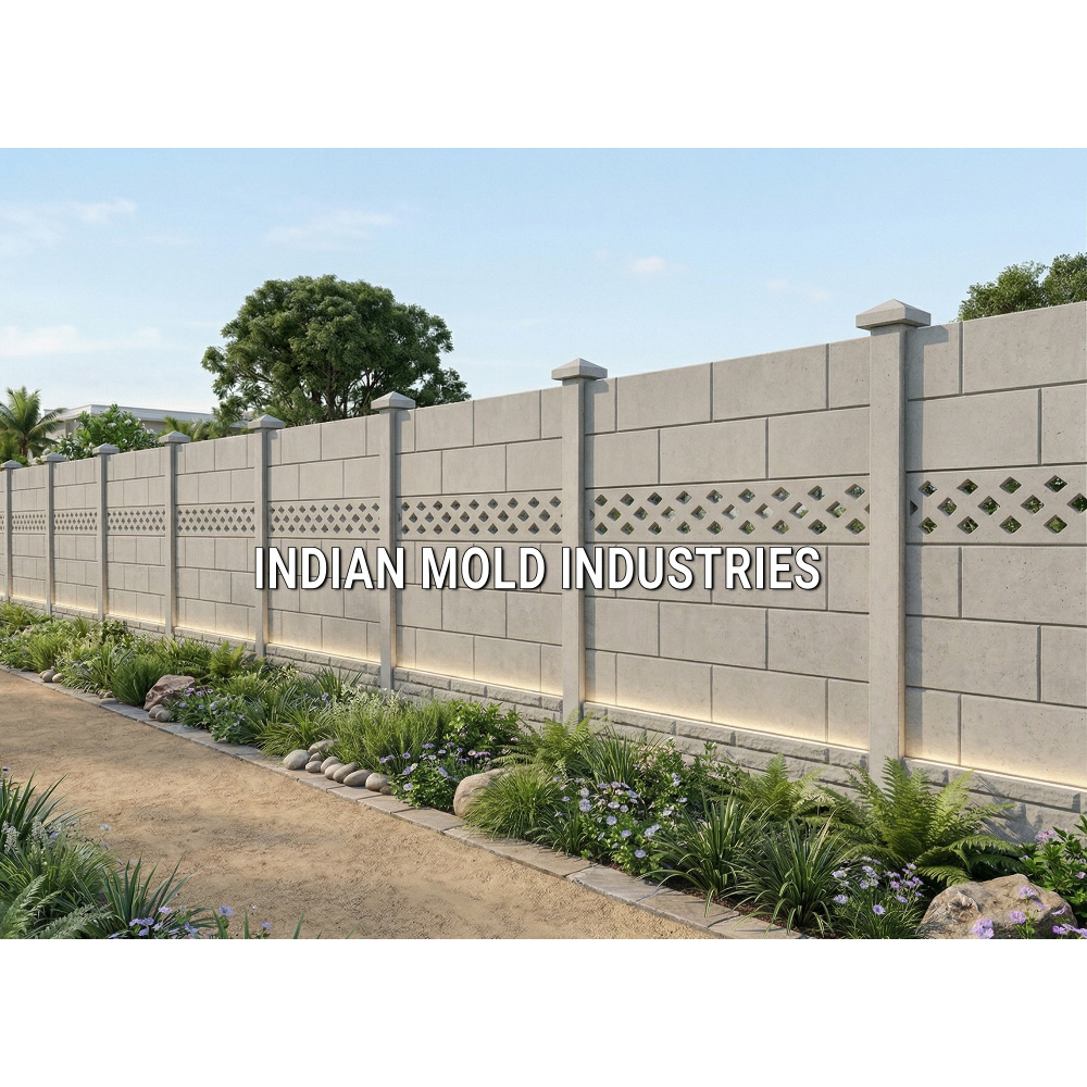 BW124 Badi Barfi Plane Boundary Wall Mould