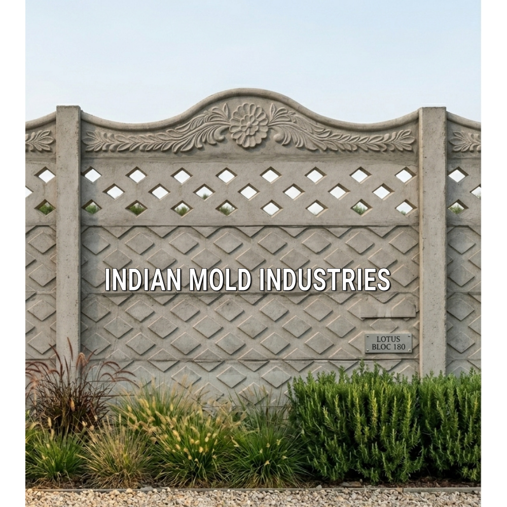 BW124 Badi Barfi Plane Boundary Wall Mould