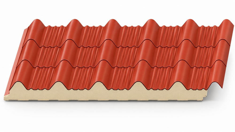 Pir Tile Roof Panel - Material: Galvanized Sheet