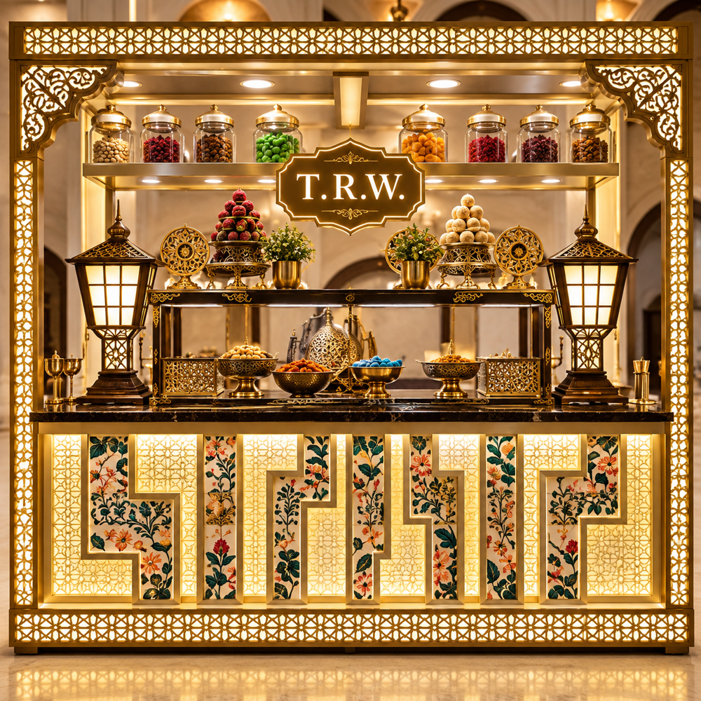 Professional Buffet Display Table