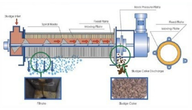 SS SCREW FILTER PRESS