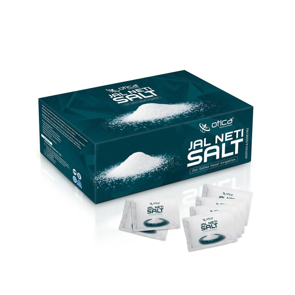Jal Neti Salt Sachets 5g x 50 Pure Additive-Free Ayurvedic Nasal Cleansing Salt