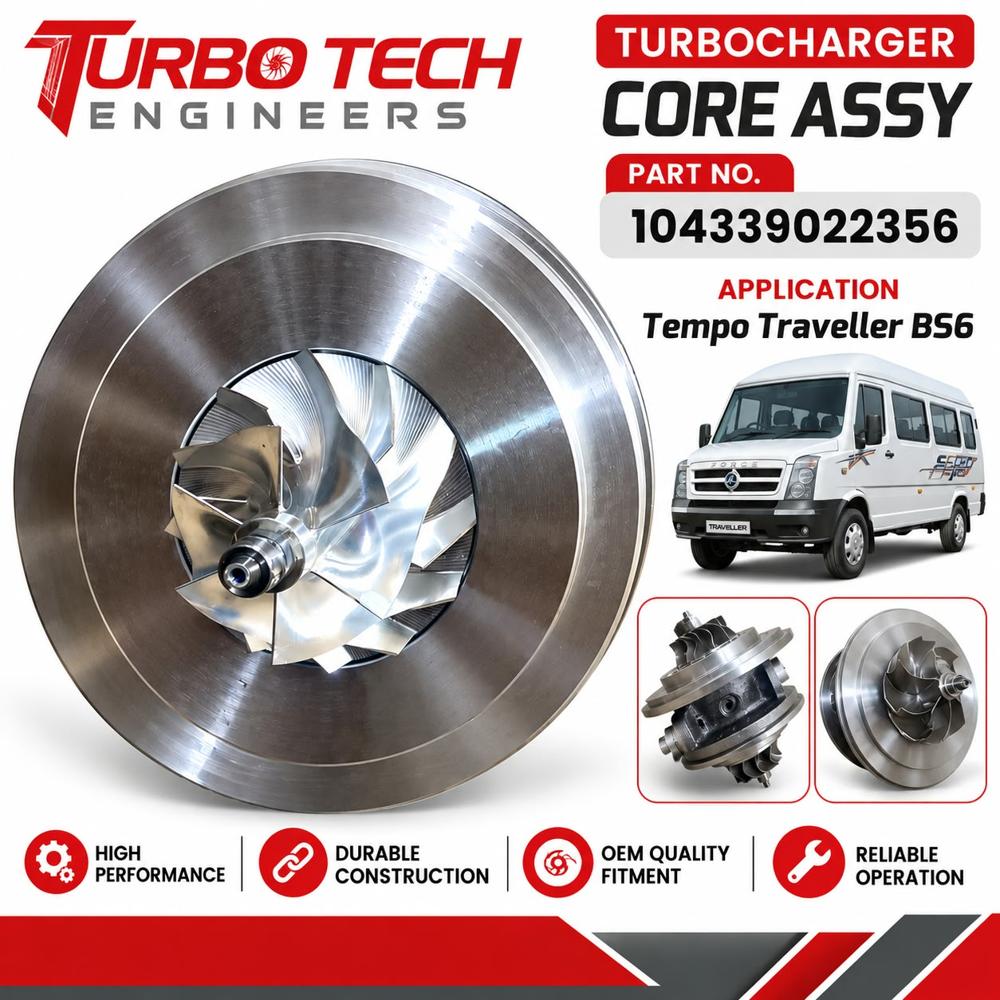 Turbocharger Core Assembly 104339022356 - Country Of Origin: India