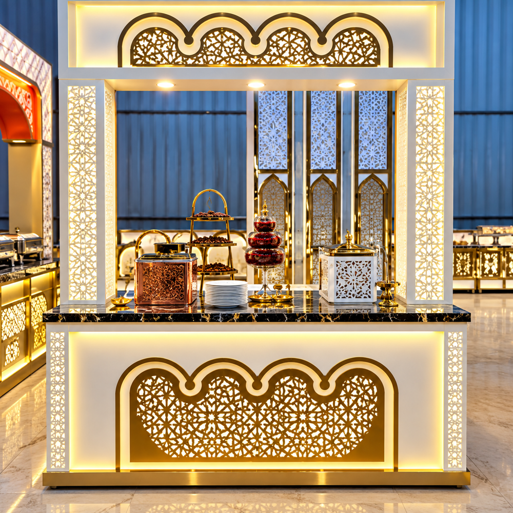 Banquet Buffet Presentation Table - Capacity: 35 Kg