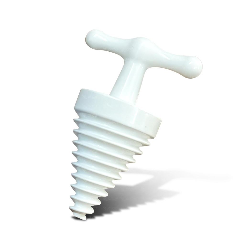 Dual-Use Plastic Mouth Opener White
