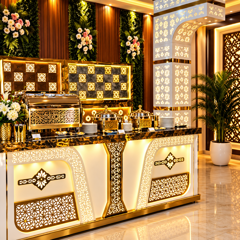 Catering Food Buffet Station - Capacity: 35 Kg