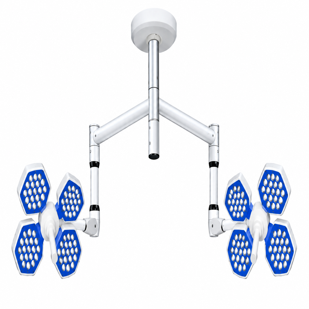 4 Twin Wall-Mounted Double Dome LED OT Light (HEX Series)