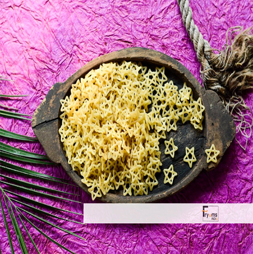 Raw Star Fryums - Ingredients: Wheat Flour