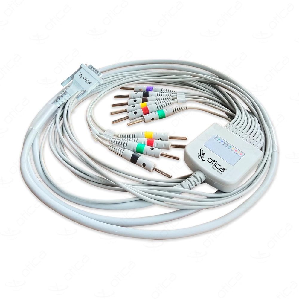 ECG Cable 10 Lead 4mm Banana Type Pin