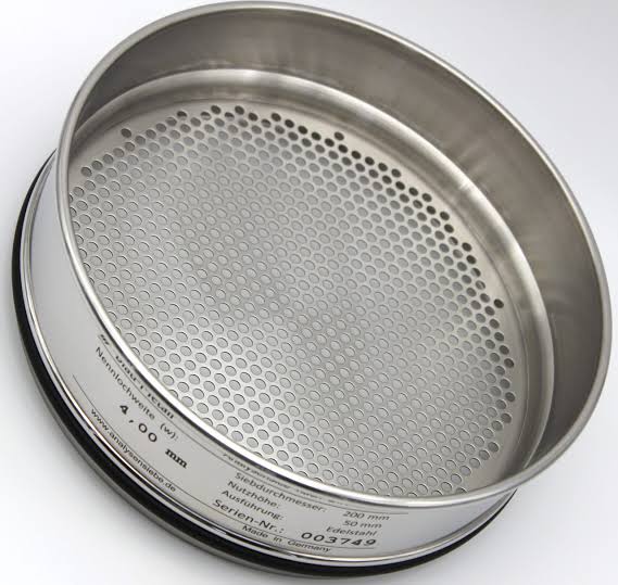 Perforated Sieves - Stainless Steel, Various Sizes, Customizable Mesh Size, Square Aperture Shape - Ideal For Soil Analysis And Quality Control Compliance With Astm Standards