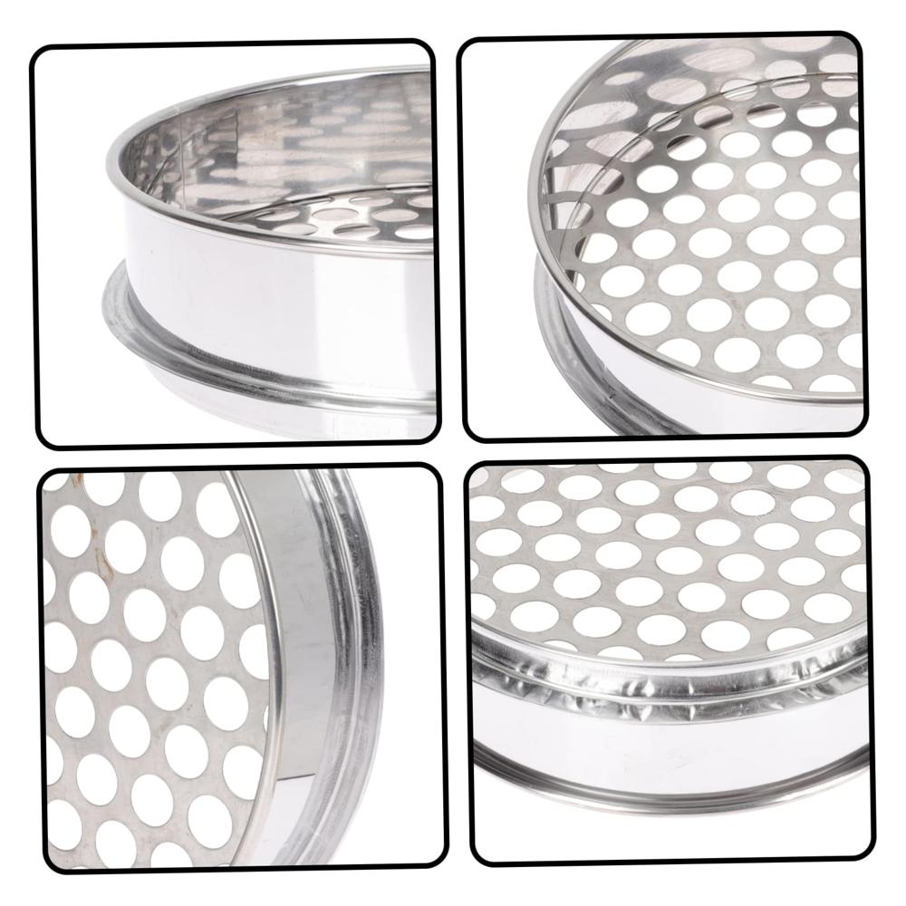 Perforated Sieves - Stainless Steel, Various Sizes, Customizable Mesh Size, Square Aperture Shape - Ideal For Soil Analysis And Quality Control Compliance With Astm Standards