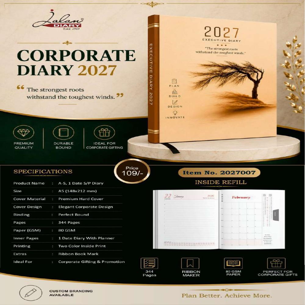 A5 ,1 Data S/P Diary 2027007
