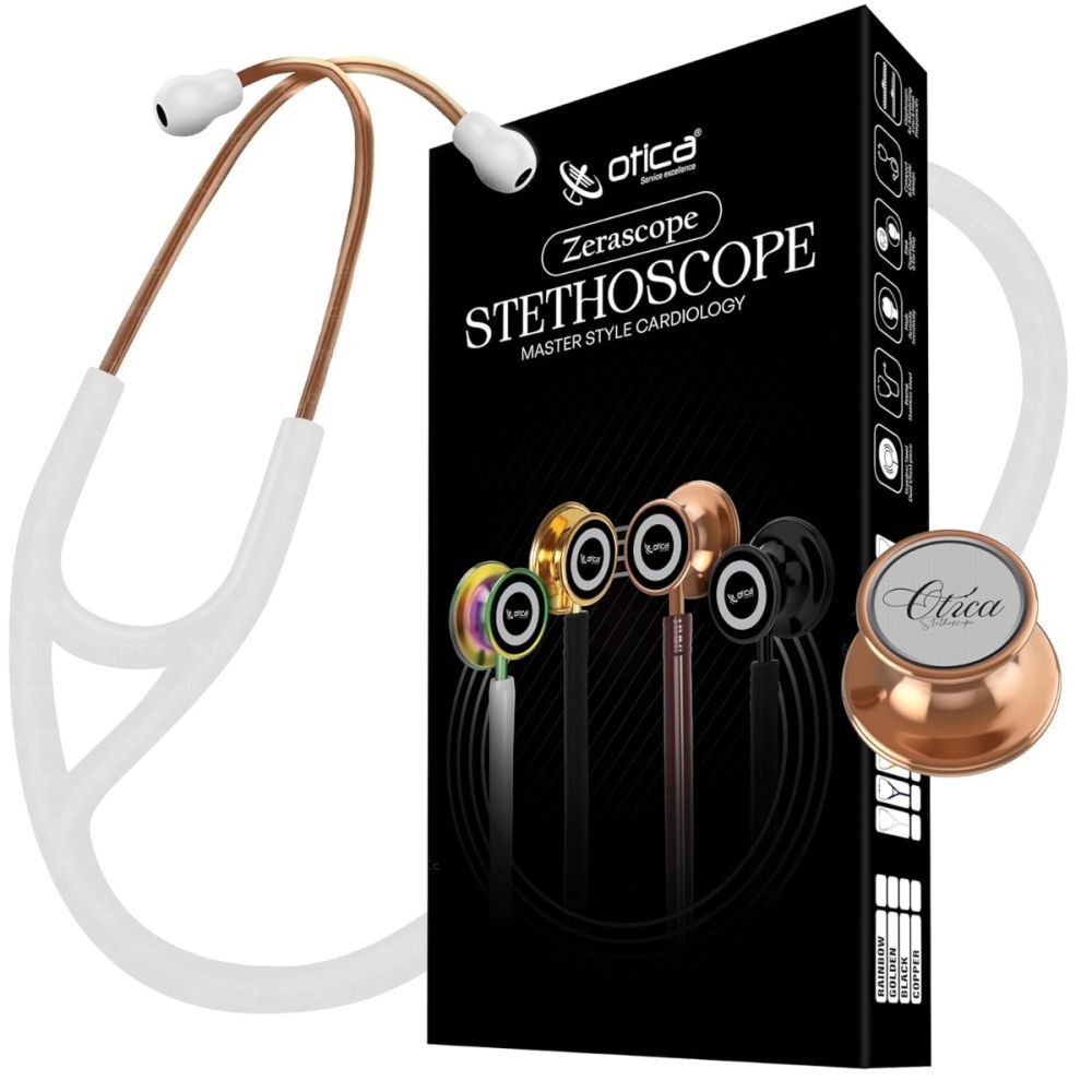 OTICA Copper Finish Master-Style Cardiology Stethoscope