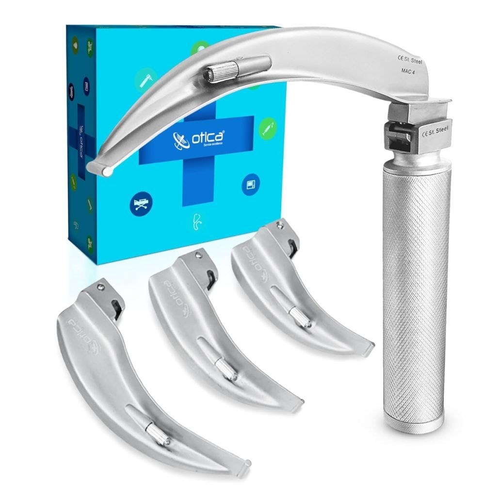 Laryngoscope Set 4 Macintosh Blade Adult