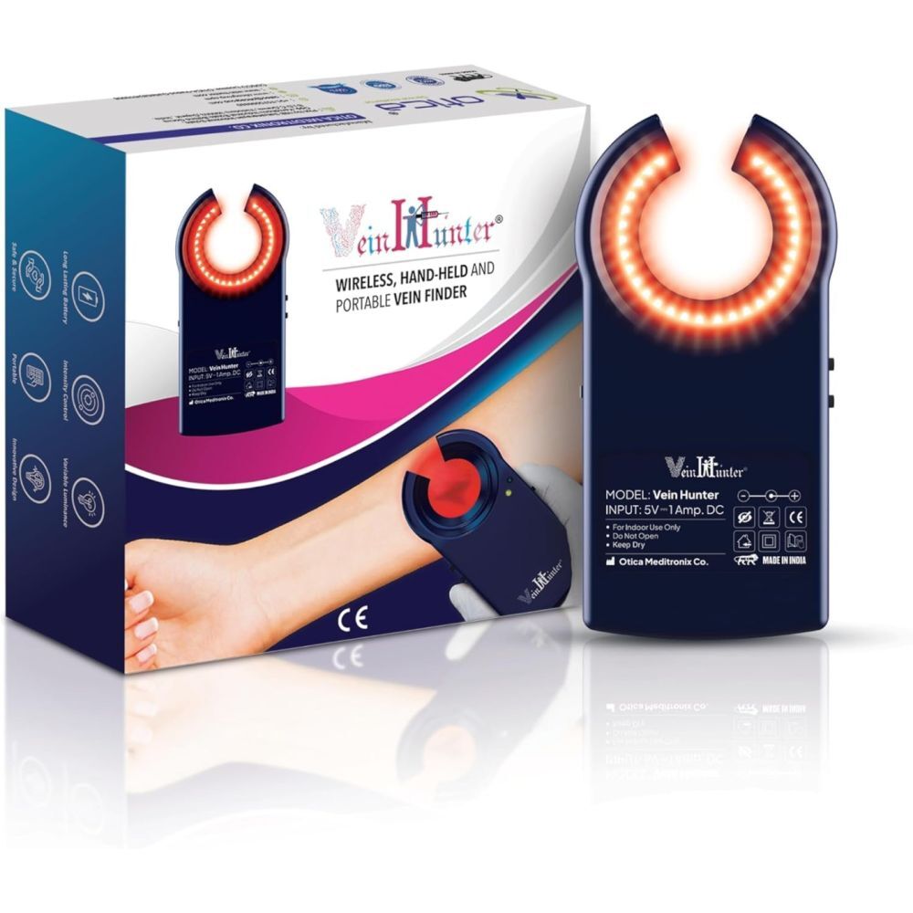 Veinhunter Adult Led Vein Finder Detector All Age Skin Type Locator Viewer Doctors Hospital - Accuracy: 100 %