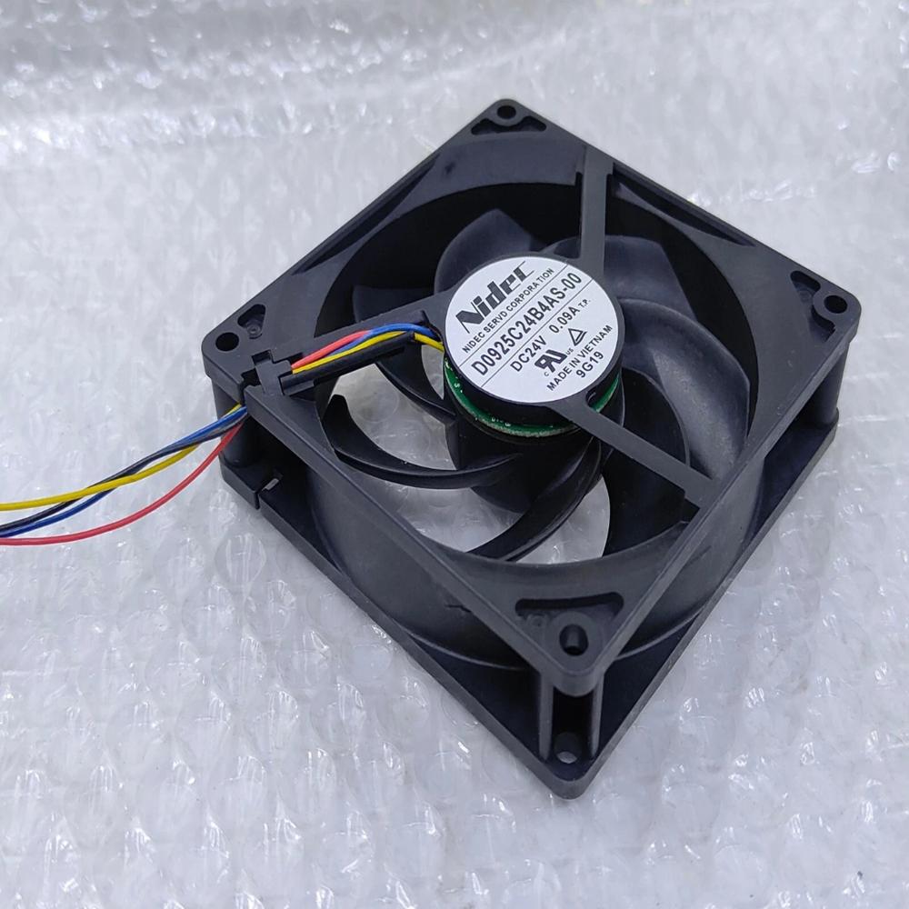 Nidec D0925C24B4As-00 24V Dc 0.09A 9025Mm Ball Bearing Industrial Axial Cooling Fan - Blade Material: Plastic