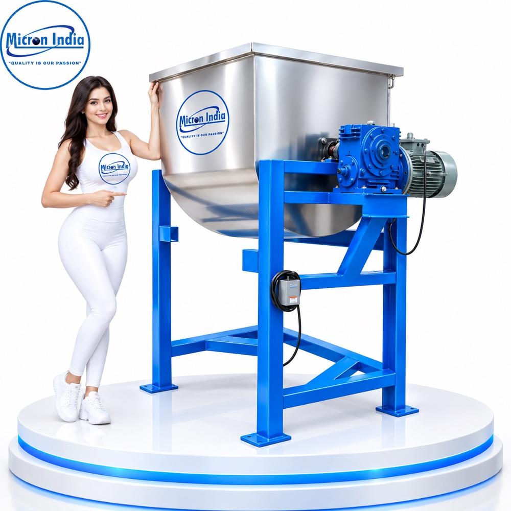 200kg Ribbon Blender Tilting & Center Discharge