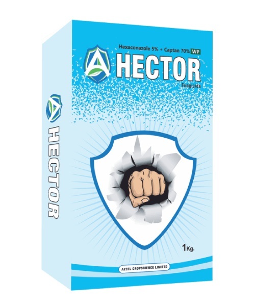 Hector Hexaconazole 5% + Captan 70% Wp Agricultural Fungicides