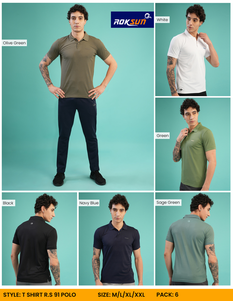 Mens RS91 Polo T Shirt