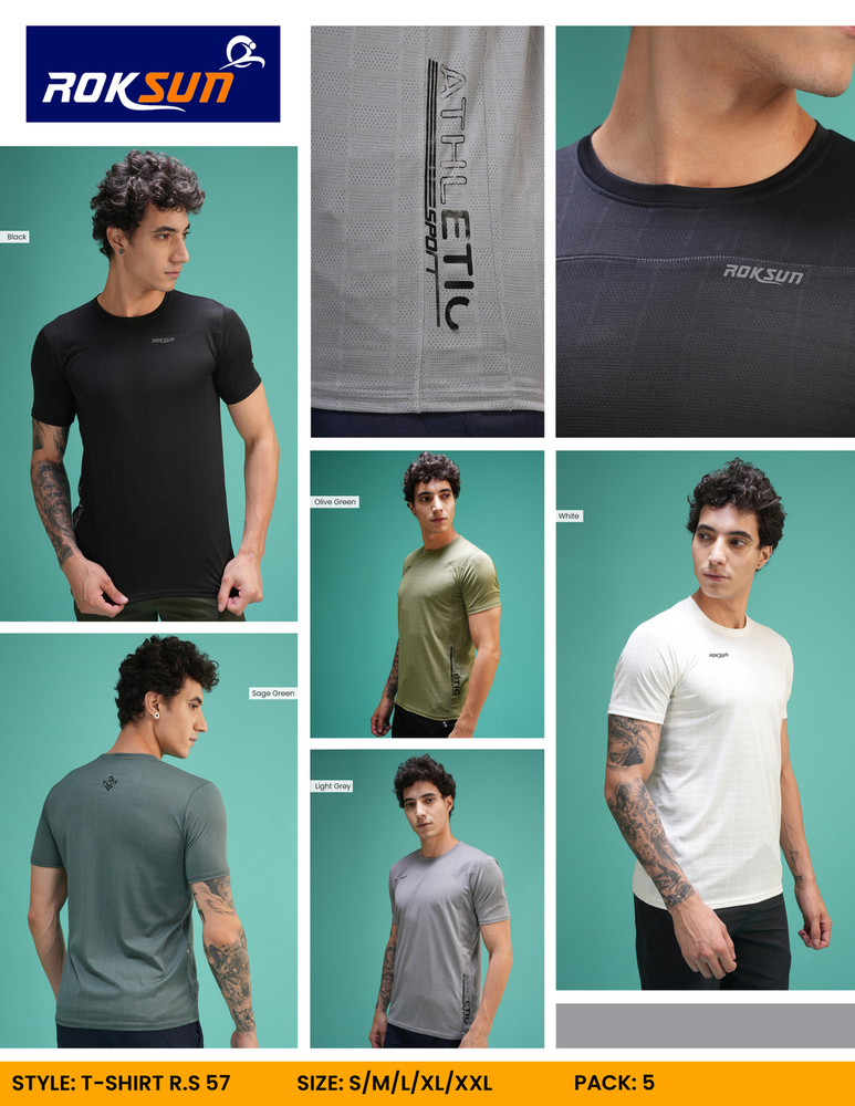 RS57 Mens Round Neck T Shirt