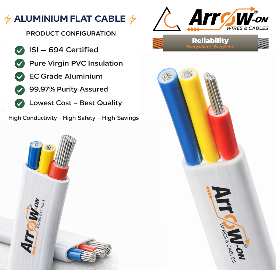 4.0 Sq Mm Aluminium Submersible Flat Cable