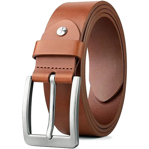 Mens Cinnamon Leather Belts