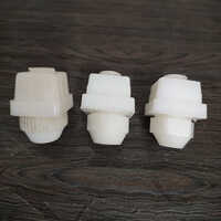 Round White Plastic Sofa Leg Bush