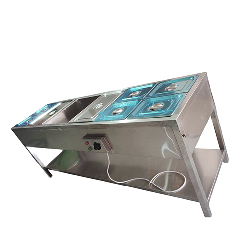 Gas 6 Pan Hot Bain Burner