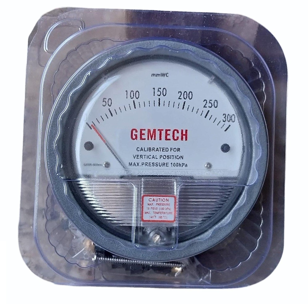 GEMTECH Differential Pressure Gauge