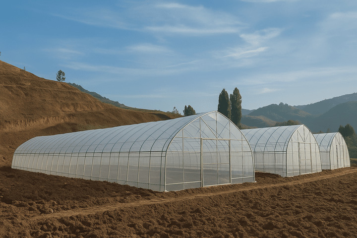 Hoop Tunnel Greenhouse Commercial Kit