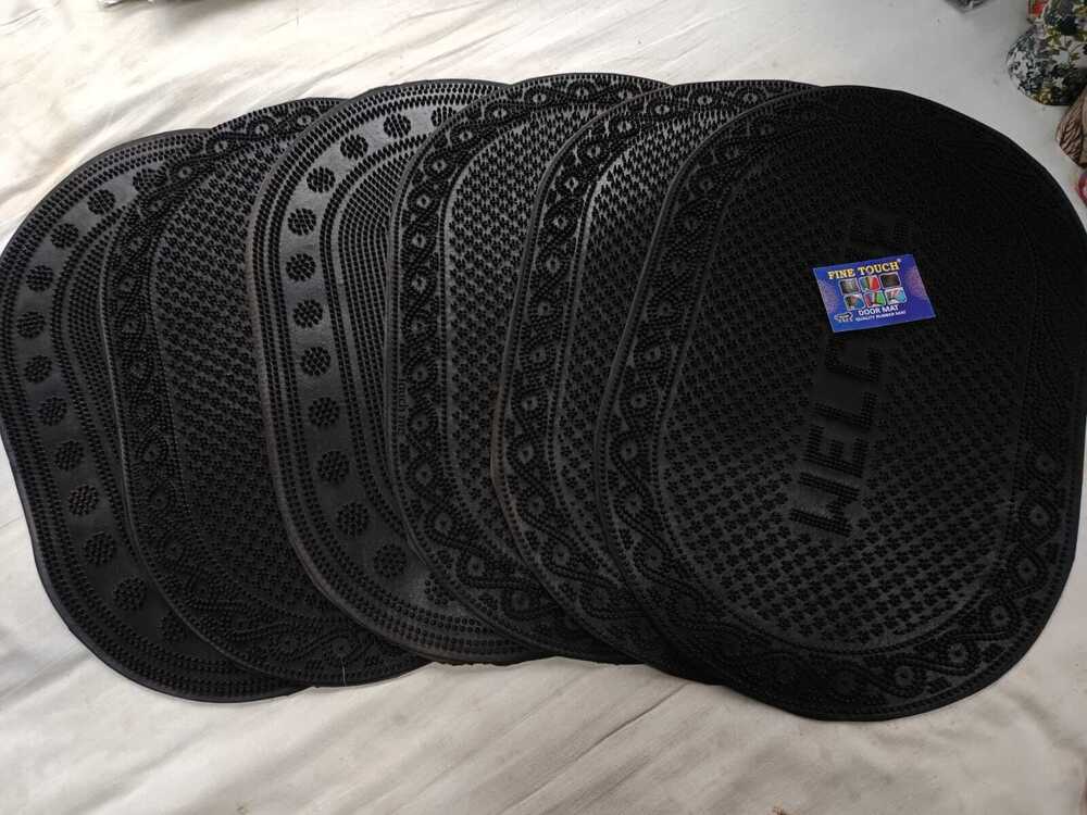 Rubber pvc pin mat doormat