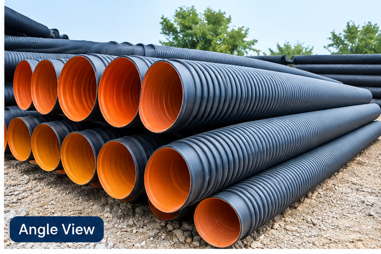Drainage Pipes - Color: Grey