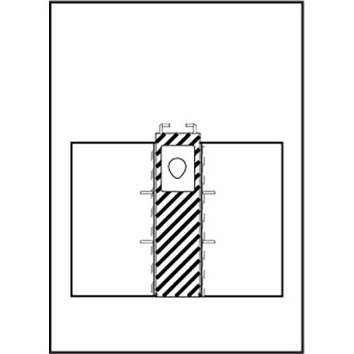 SK-198418 Hip o drape with clear leg pocket 230 x 320 cm