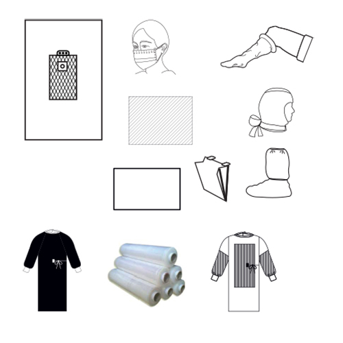 SK-198322 Knee replacement drape pack