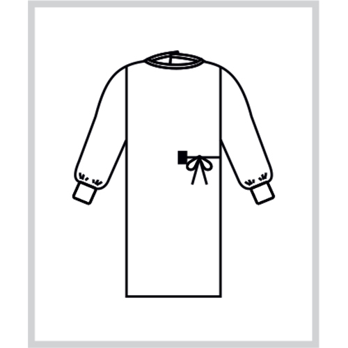 SK-198228 Surgical gown regular 135 x 170cm with 2 hand towel