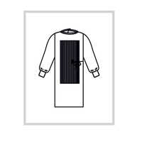 SK-198414 Aero blue reinforced breathable surgical gown