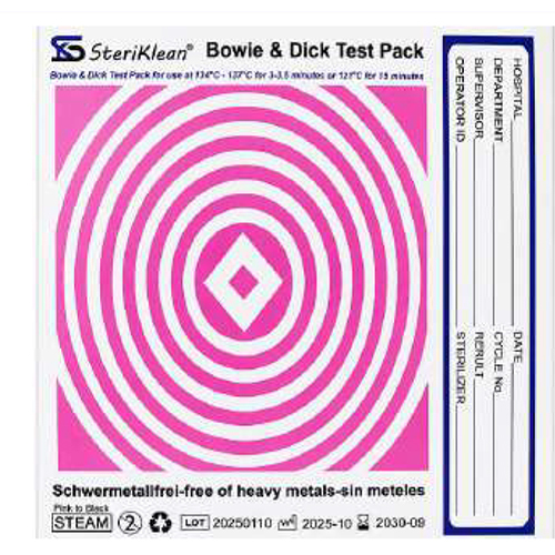 SteriKlean-HARMAN SURGICALS Bowie Dick Test Pack