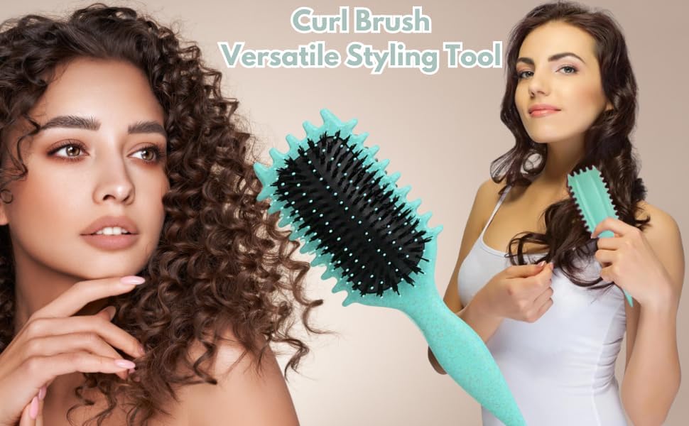 Mint Green Detangling Hair Brush