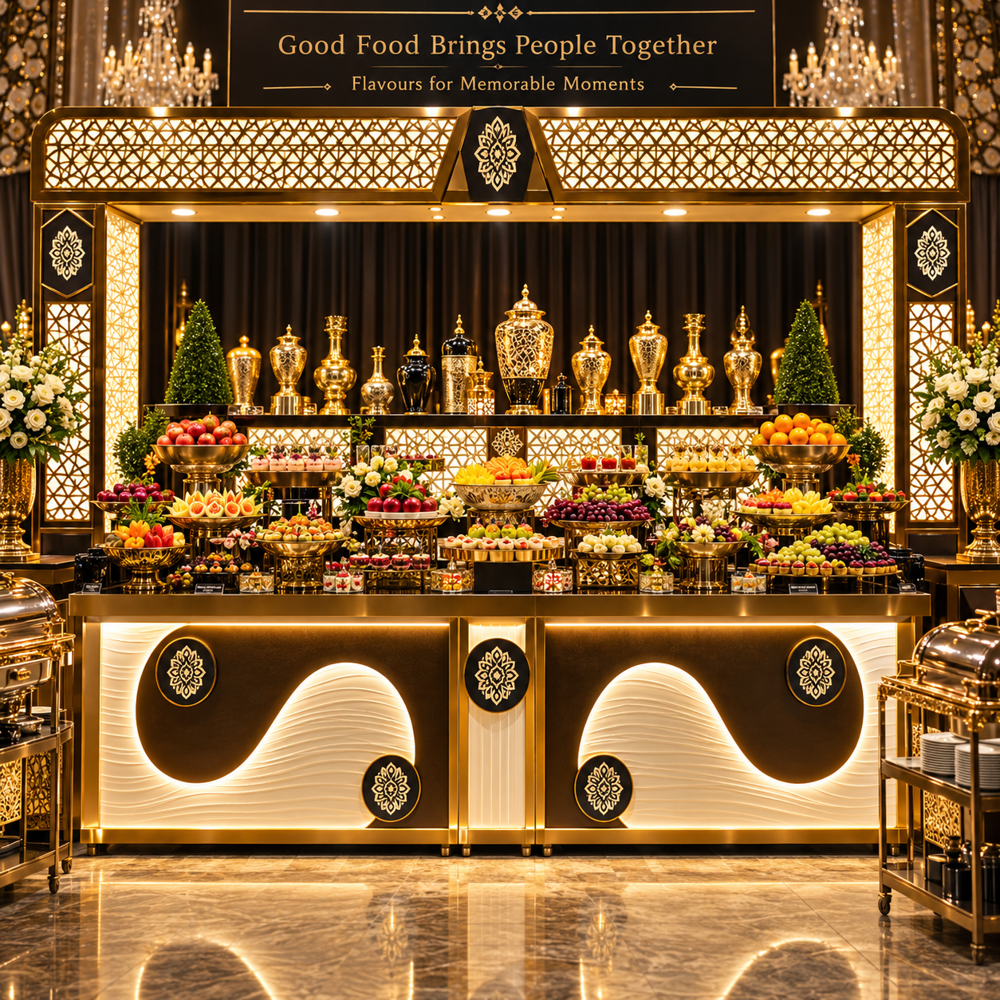 Deluxe Serving Presentation Station - Capacity: 35 Kg