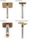 Starter Spindle Assembly - Color: White Yellow Red