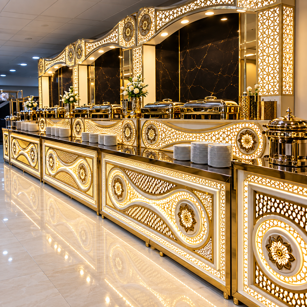 Deluxe Food Display Station - Capacity: 35 Kg